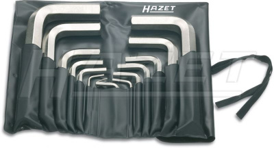 HAZET НаборГ-образных  шестигранников 13 предметов,(дюйм) 2100 А/13P